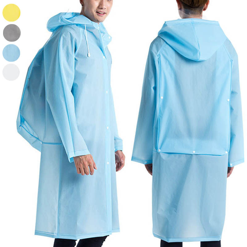 Cycling Gear In Rain - 男性と女性のための透明な防水レインコート,ユニセックスジャケット,サイクリング,ハイキング,新品