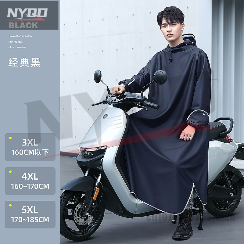 Cycling Gear In Rain - 電動バイクワンピースシングルピースレインコートメンズレディースサイクリングウェアロング全身レインポンチョアウトドアレインギア