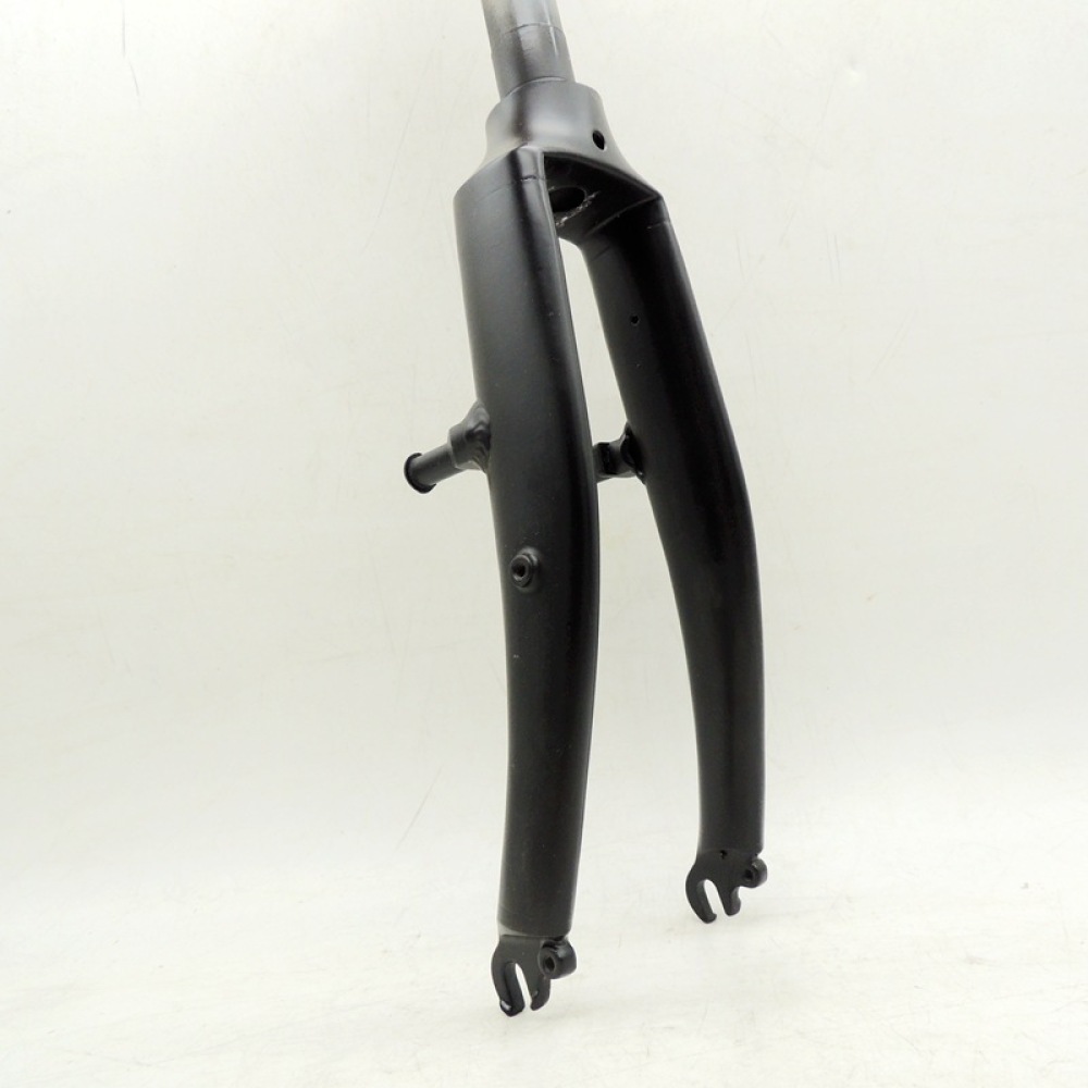 Cycling Gear Inches - 折りたたみ自転車用リジッドフロントフォーク 20インチ アルミ合金 Vブレーキ対応 ストレートチューブ 100mm