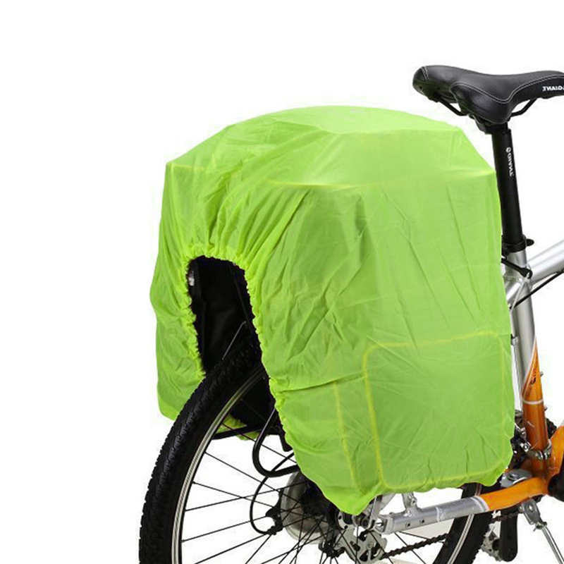 Cycling Gear In Rain - 自転車パニアバッグレインカバーユニバーサル防塵防水プロテクター MTB ロード自転車リアラックパニアバッグサイクリングギア用