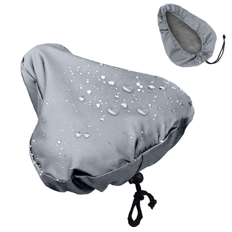 Cycling Gear In Rain - 耐久性のあるオックスフォード生地自転車サドルレインカバー防水ダストシールドマウンテンロードバイクシートプロテクターサイクリング用品