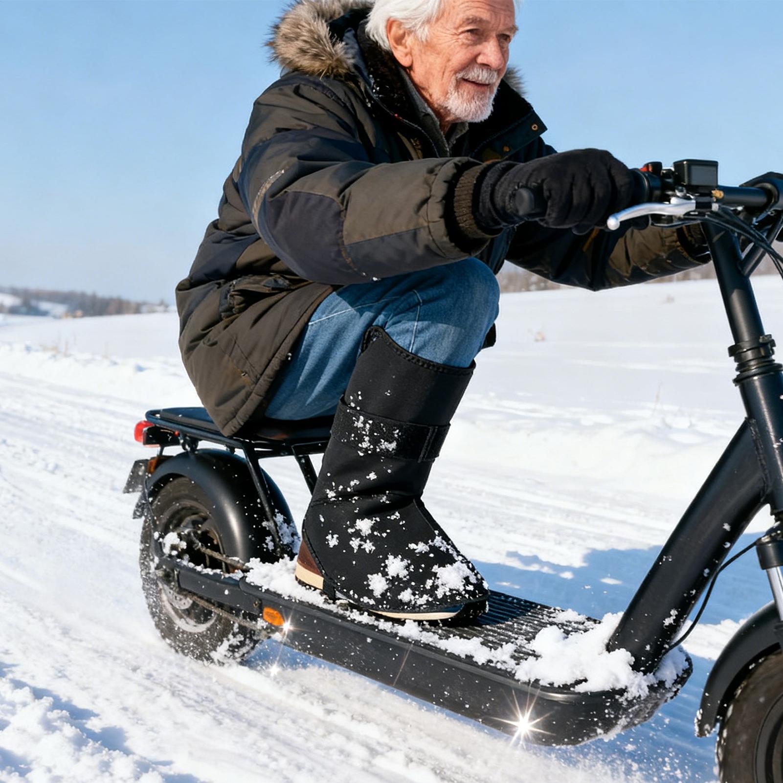 Gear In Cycling - サイクリングシューズカバー 防水 暖かいフットギア シューズカバー 雪用 冬用