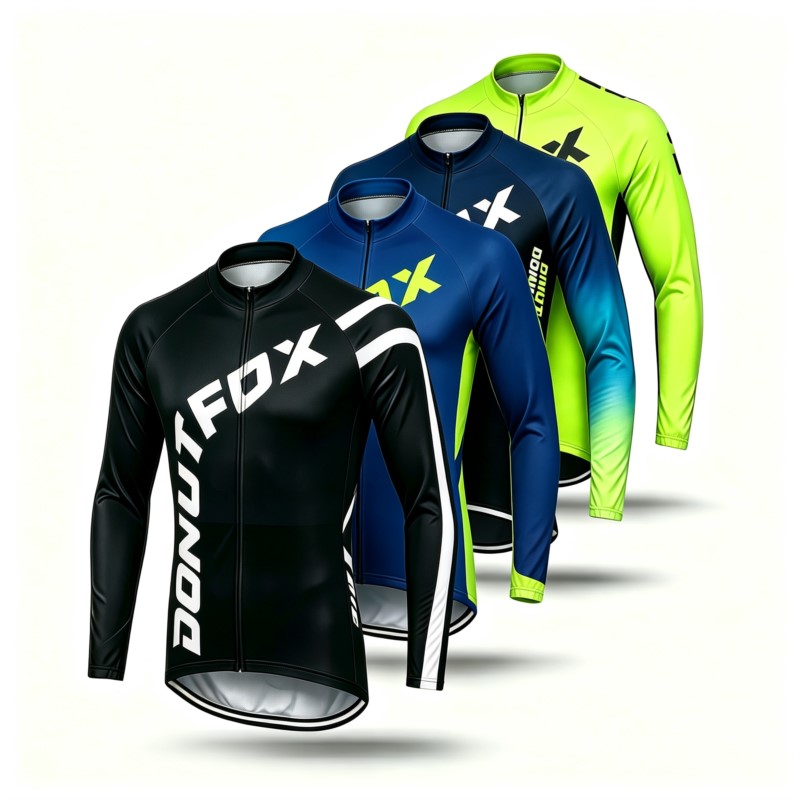 Junior Cycling Gear - メンズ長袖MTBジャージ＆サイクリングショーツ、速乾性、単品またはマウンテンバイク＆モトクロス用のセットとして販売