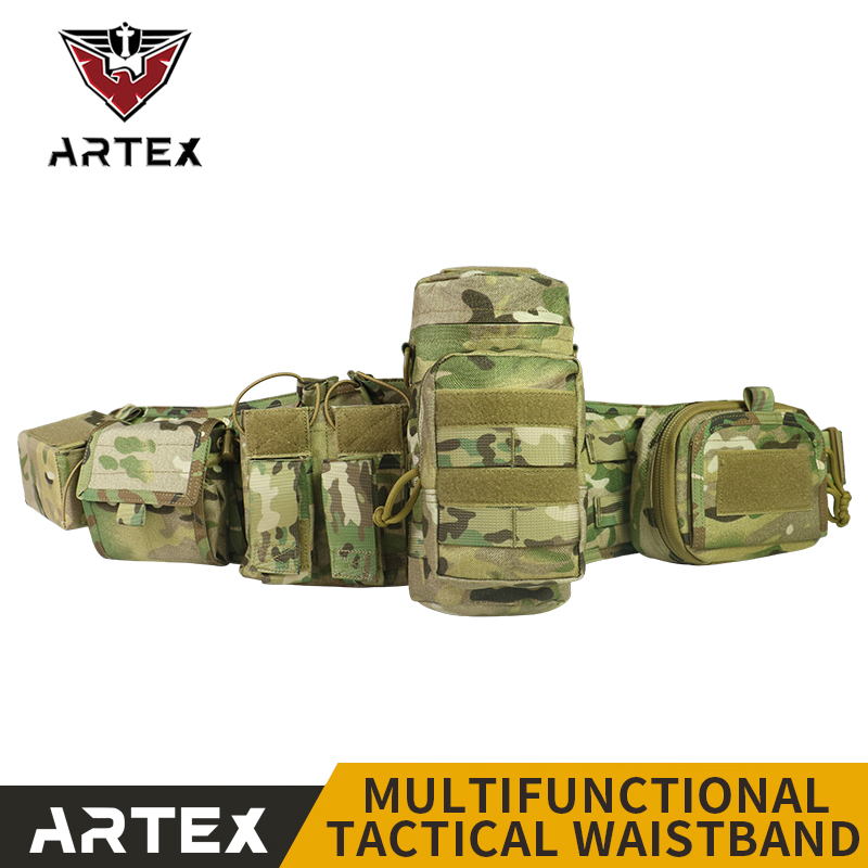 Cycling Gear Pouch - ARTEX 2001 サイクリングウエストベルト アウトドアライディングギア MOLLEスタイルユーティリティベルト 調節可能なデザイン
