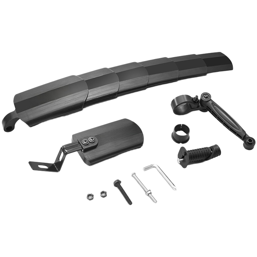 Bike Fender Set - 調整可能な伸縮式バイク用フェンダーセットマウンテンロード自転車マッドガード自転車部品簡単な取り付け