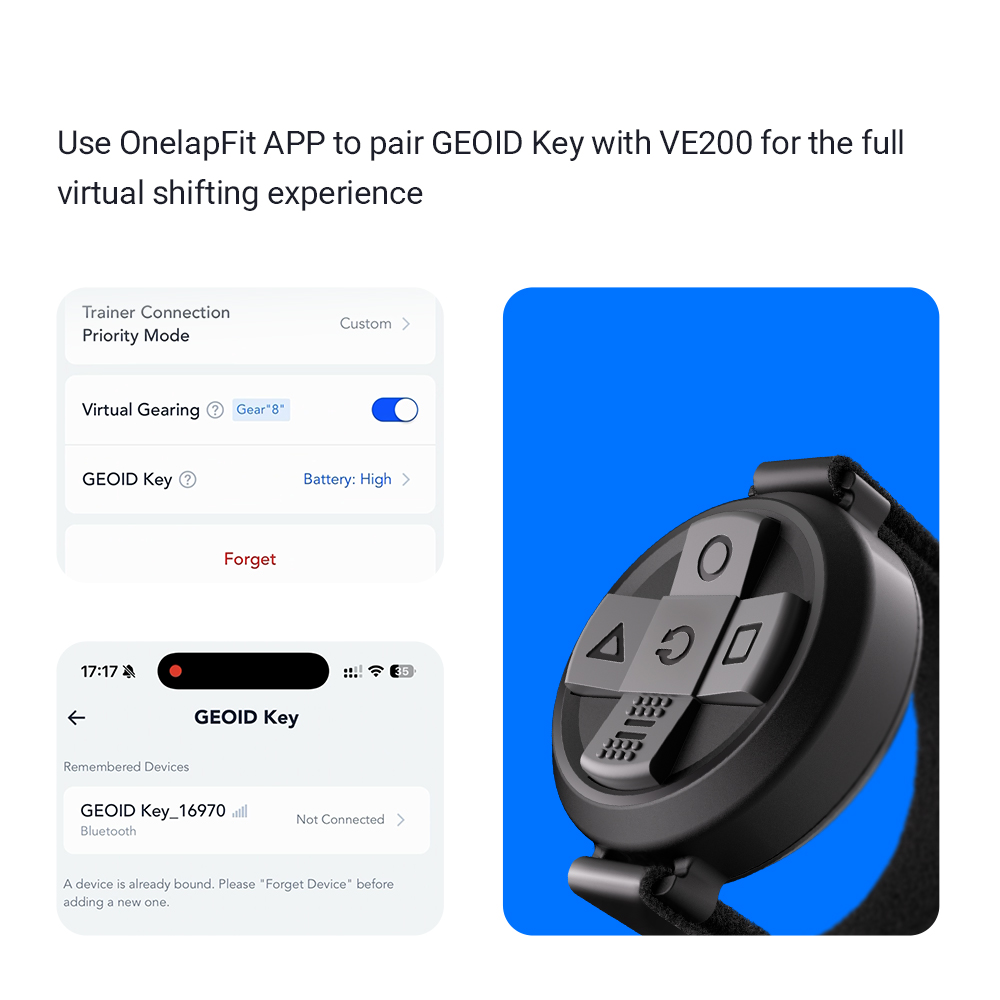 GEOID VE200スマートバイクトレーナー、仮想シフト2 - Junior Cycling Gear のレビューと価格