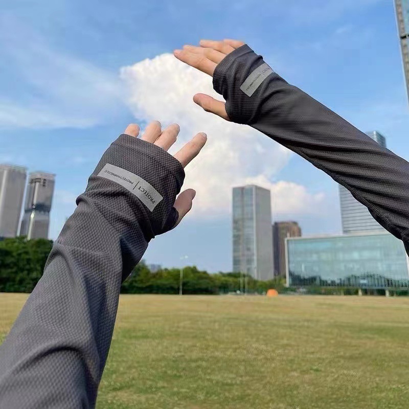 1 ペアユニセックス UV 冷却サンアームスリーブ通気性カバ - Gear In Cycling のレビューと価格