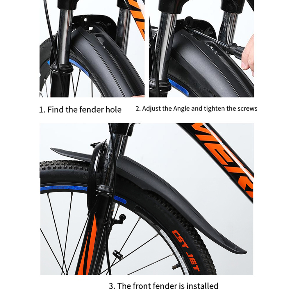 マウンテンバイクフェンダーセット MTB 26-29 インチ - Bike Fender Set のレビューと価格