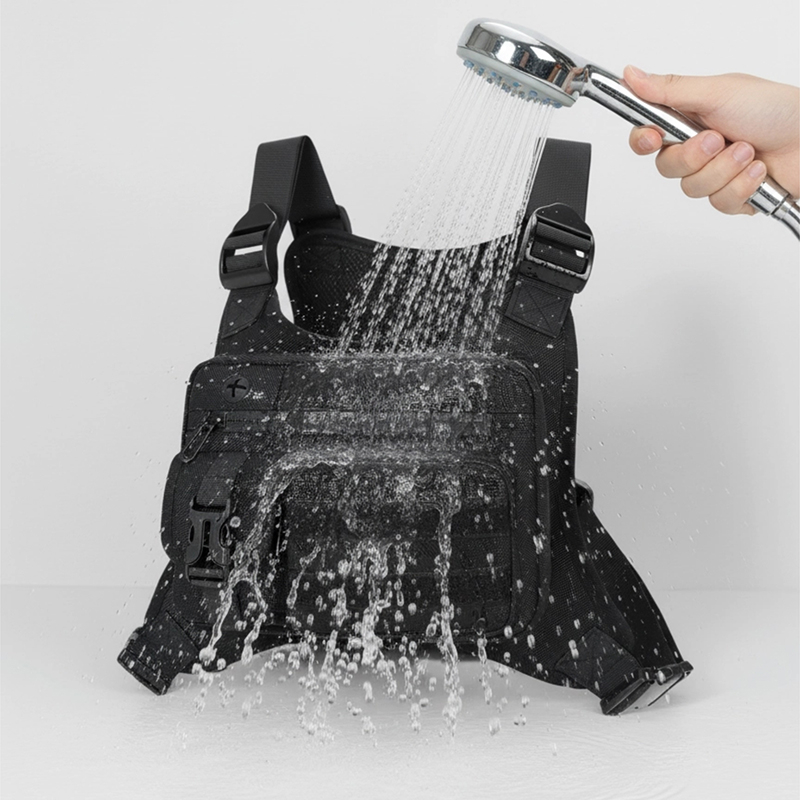タクティカルチェストリグバッグ メンズ 防水 クロスボディハ - Cycling Gear Pouch のレビューと価格