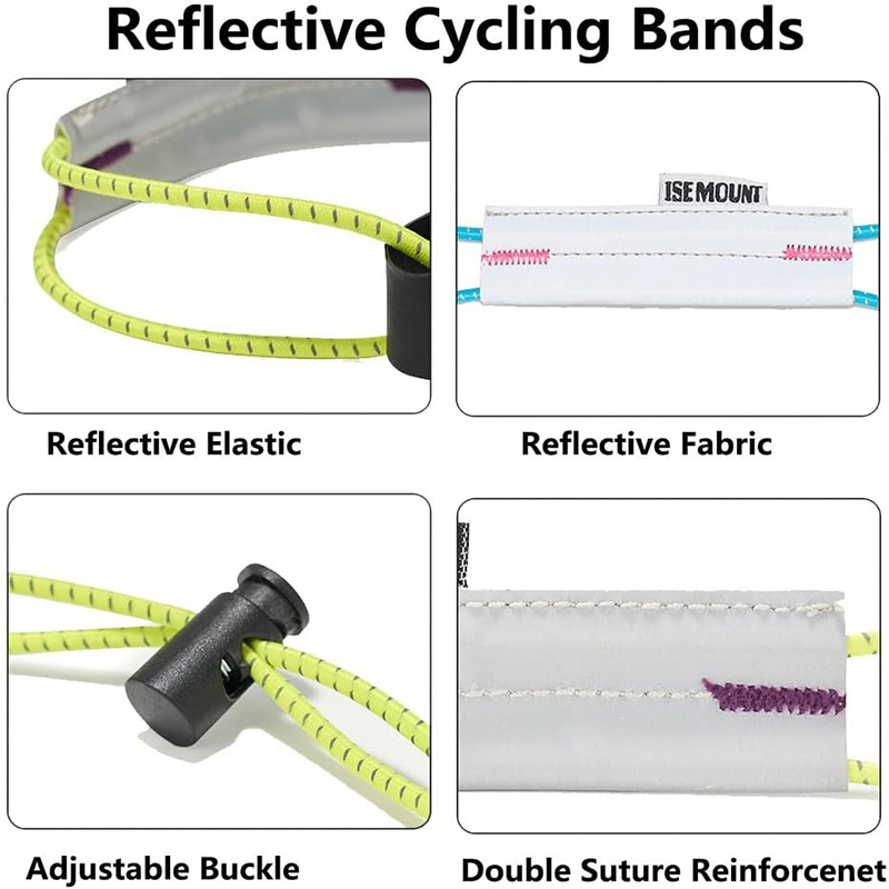 反射サイクリングパンツストラップ調節可能な自転車レッグクリッ - Gear In Cycling のレビューと価格