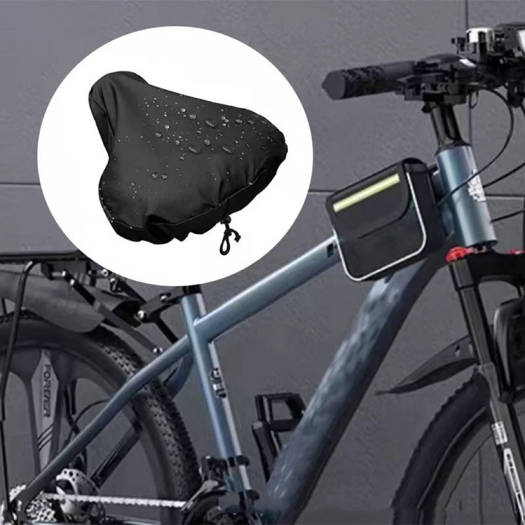 耐久性のあるオックスフォード生地自転車サドルレインカバー防水 - Cycling Gear In Rain のレビューと価格