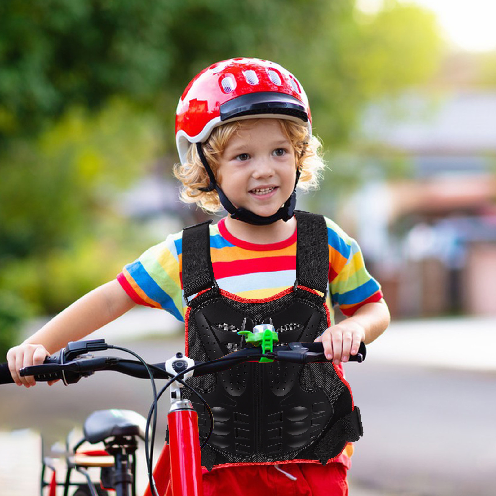子供用保護ベスト サイズL 耐摩耗性 人間工学に基づいた子供 - Cycling Protective Gear のレビューと価格