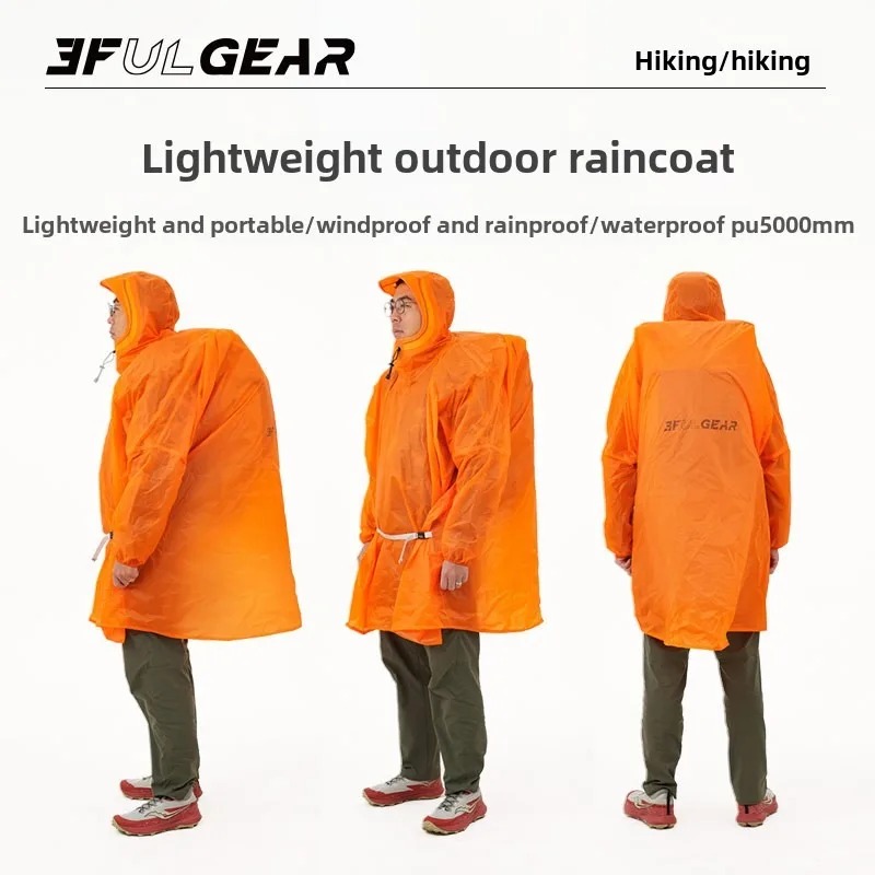 超軽量レインポンチョ 3F UL GEAR 15D/210T - Cycling Gear In Rain のレビューと価格