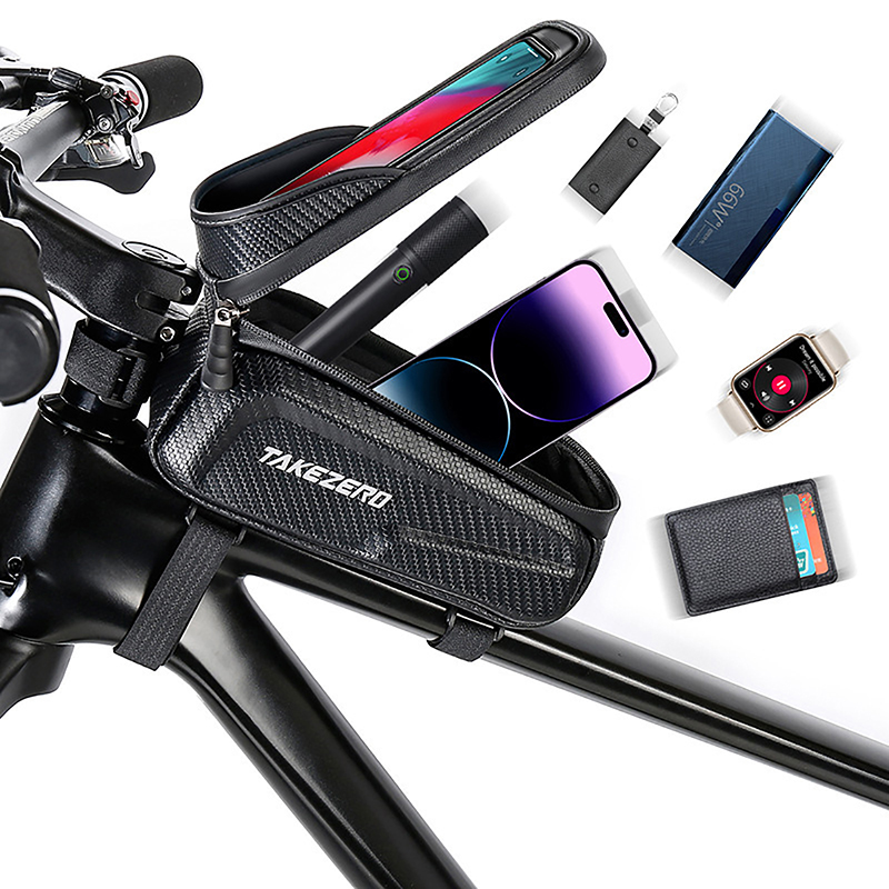 新しい自転車バッグ防水タッチスクリーンサイクリングバッグトッ - Cycling Gear Travel Bag のレビューと価格
