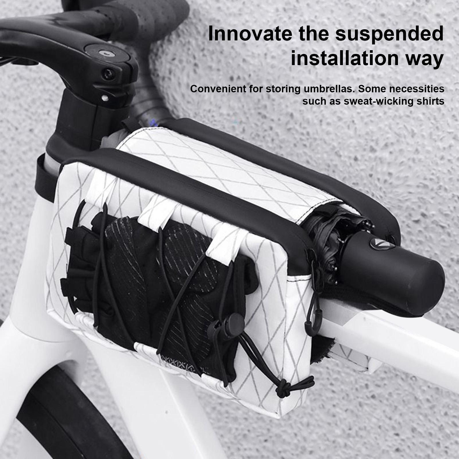 自転車トップチューブバッグ自転車フレームバッグ防水サイクリン - Cycling Gear Pouch のレビューと価格