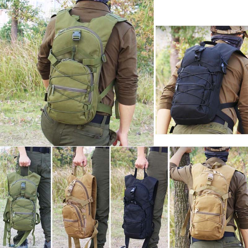 Molleタクティカルバックパック、800dオックスフォード - Cycling Gear Travel Bag のレビューと価格