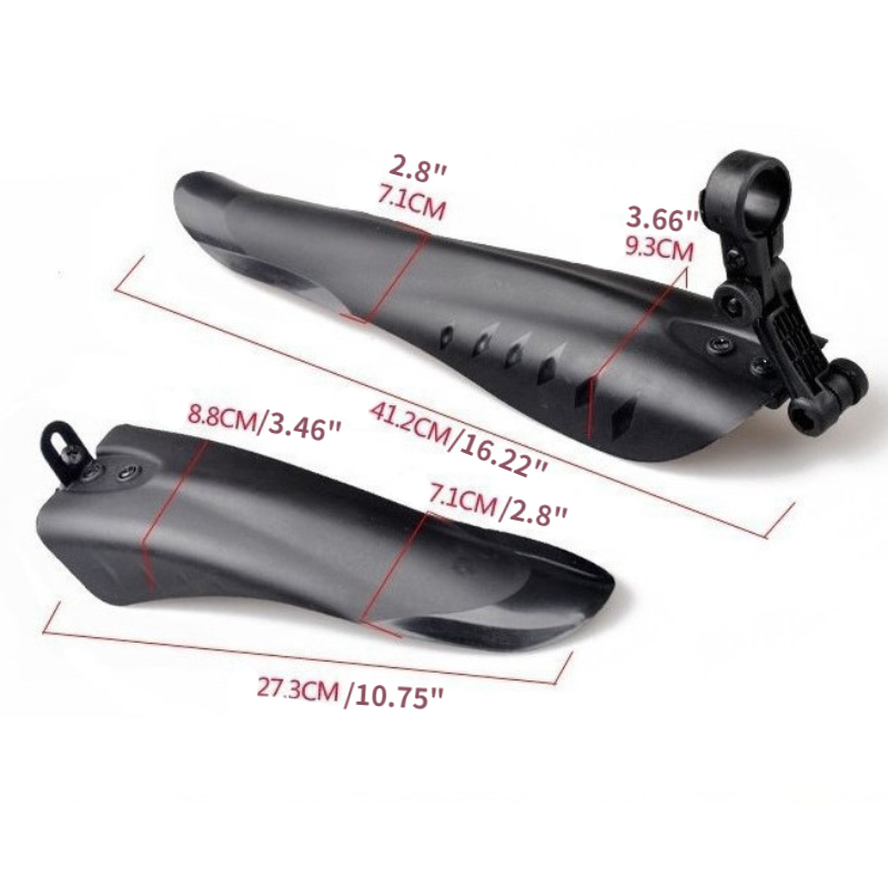 マウンテンバイクフェンダーセット マッドガード 自転車用泥除 - Bike Fender Set のレビューと価格