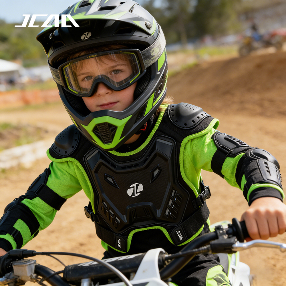 子供用モトクロスボディアーマー保護ベストDH ATVダートバ - Cycling Protective Gear のレビューと価格