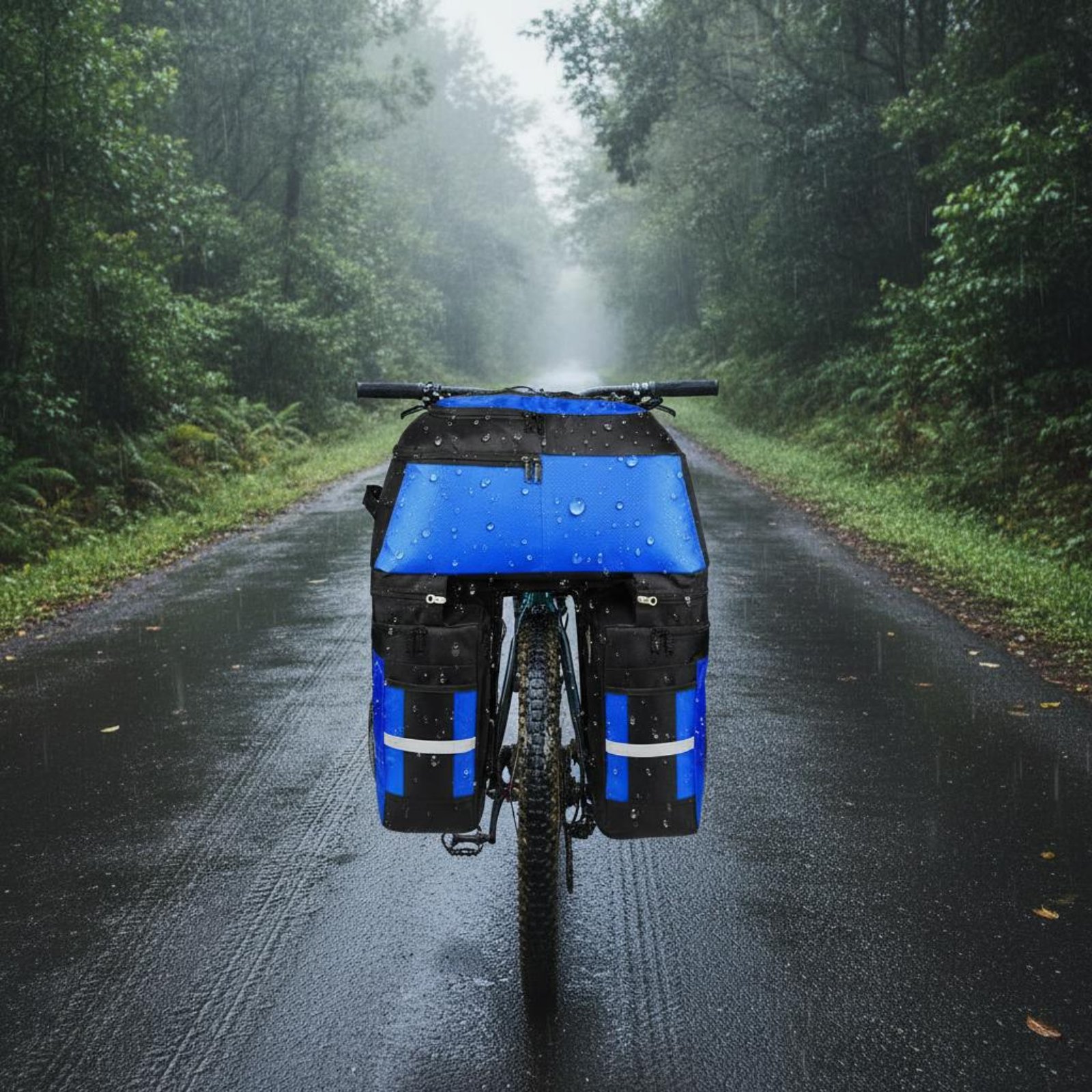 リアラックパニアバッグ レインカバー バイクパニアバッグ リ - Cycling Gear In Rain のレビューと価格