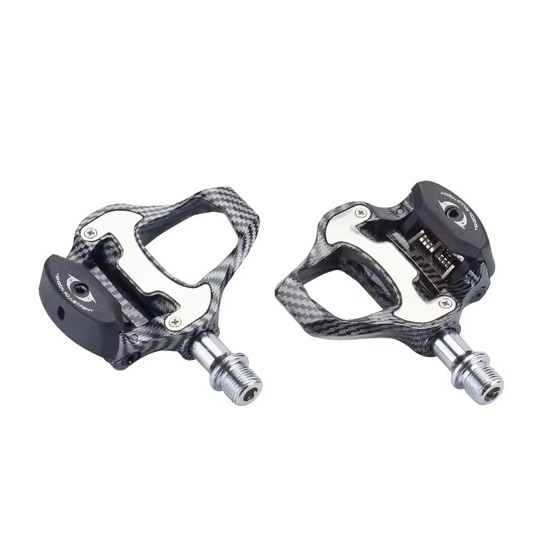 軽量カーボンファイバーペダル（ロッククリート付き）ロードバイ - Gear In Cycling のレビューと価格
